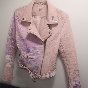 Tobi Pink faux original design Jacket